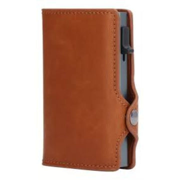 Billetera Porta Tarjetas Automática con Cierre Magnético - PREVENTA