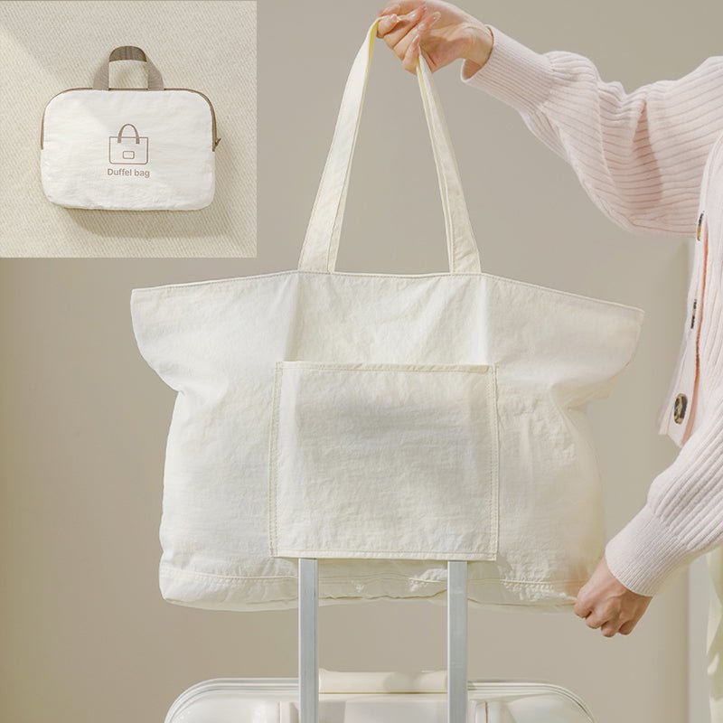 Bolso plegable de viaje grande de tela resistente