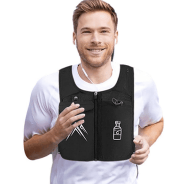 Chaleco para Correr con reflectivos y bolsillos Premium