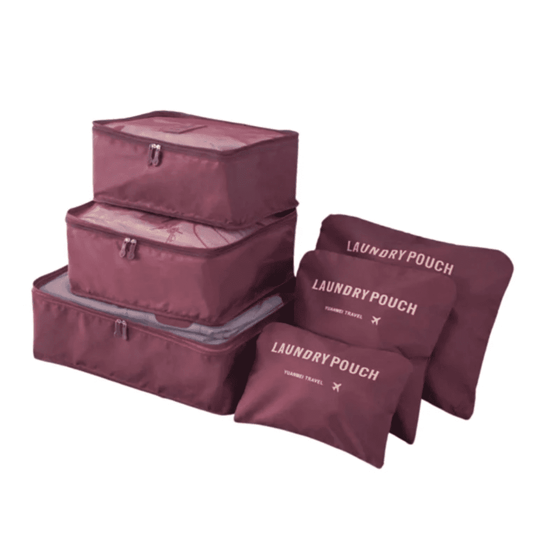Kit Organizador de ropa y equipaje 6 piezas