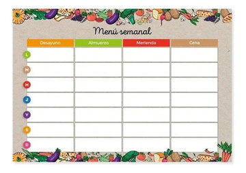 Menú semanal