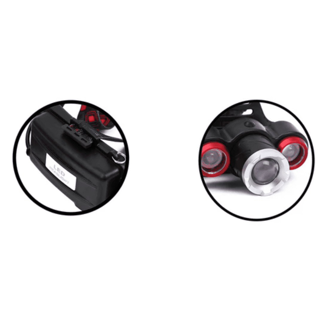 Potente Linterna Minero LED recargable