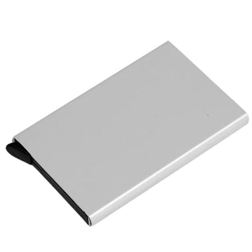 Tarjetero Metálico con Boton - PREVENTA