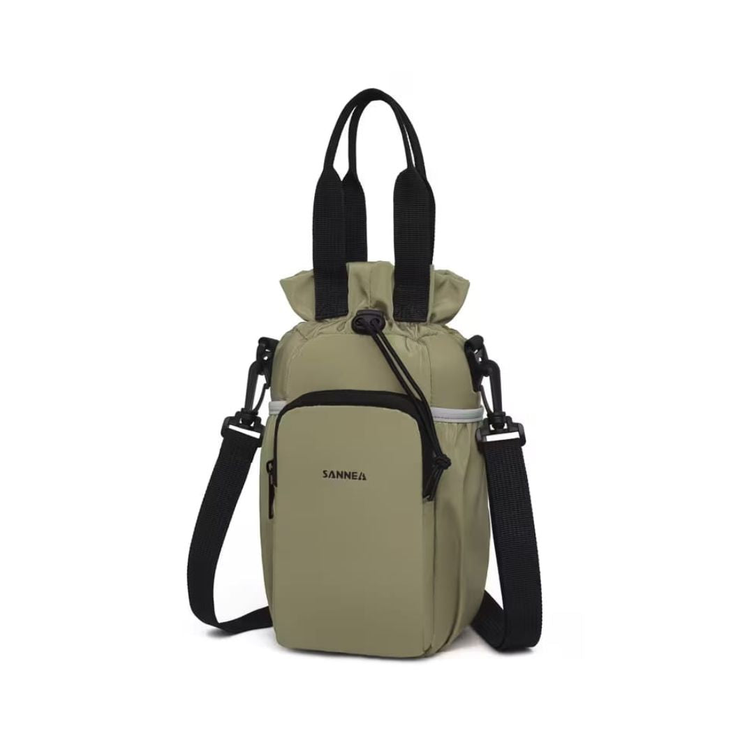 Bolso Porta Botella Multifunción con Bolsillo Frontal