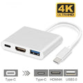 ADAPTADOR USB-C A HDMI USB 3.0 USB-C TIPO C 3.1 MACBOOK