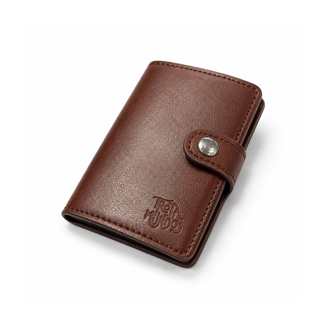 Billetera RFID Porta Tarjetas Automática con Cierre Magnético