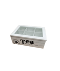 Caja para Té madera vintage