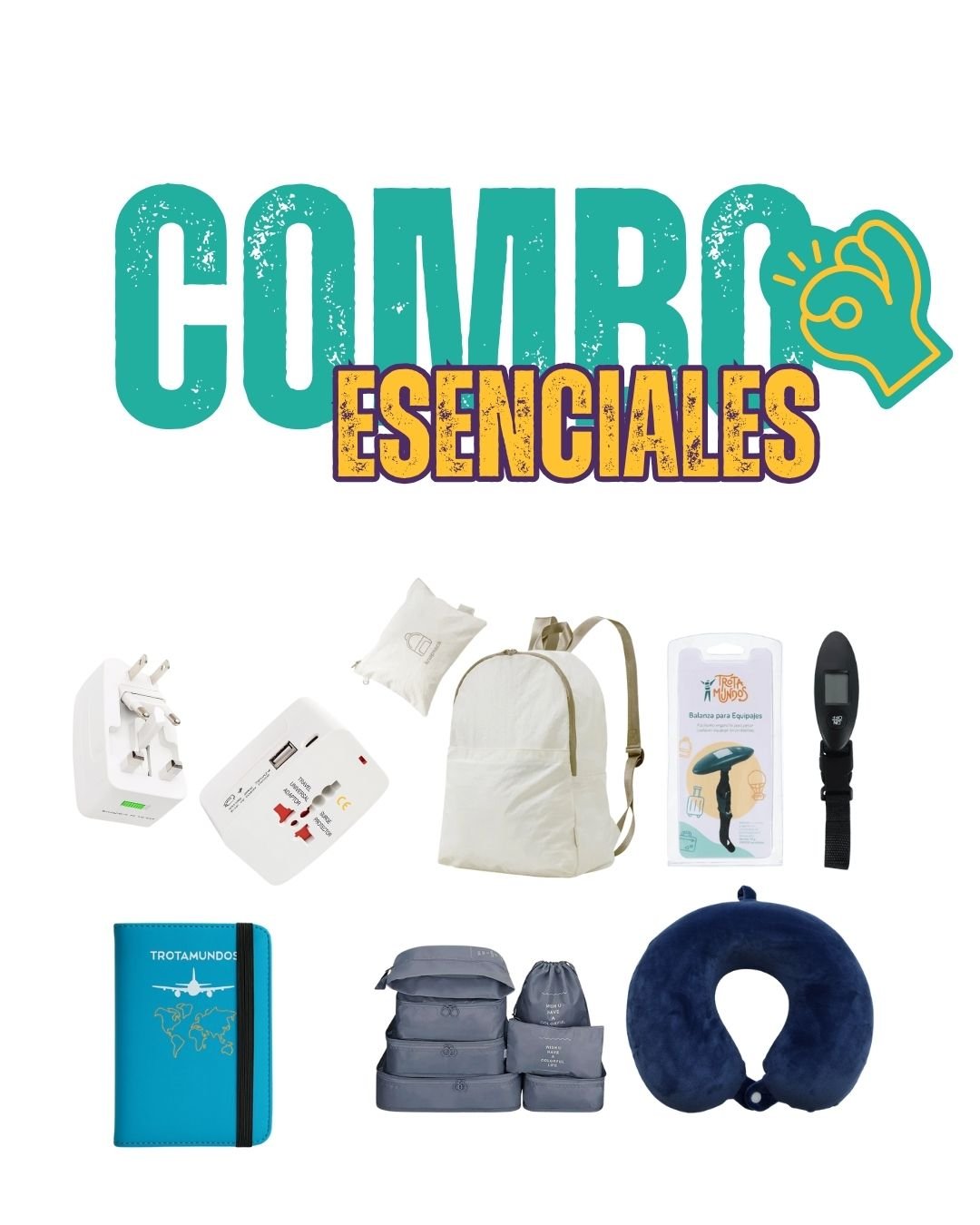 Combo viajero 6 imprescindibles