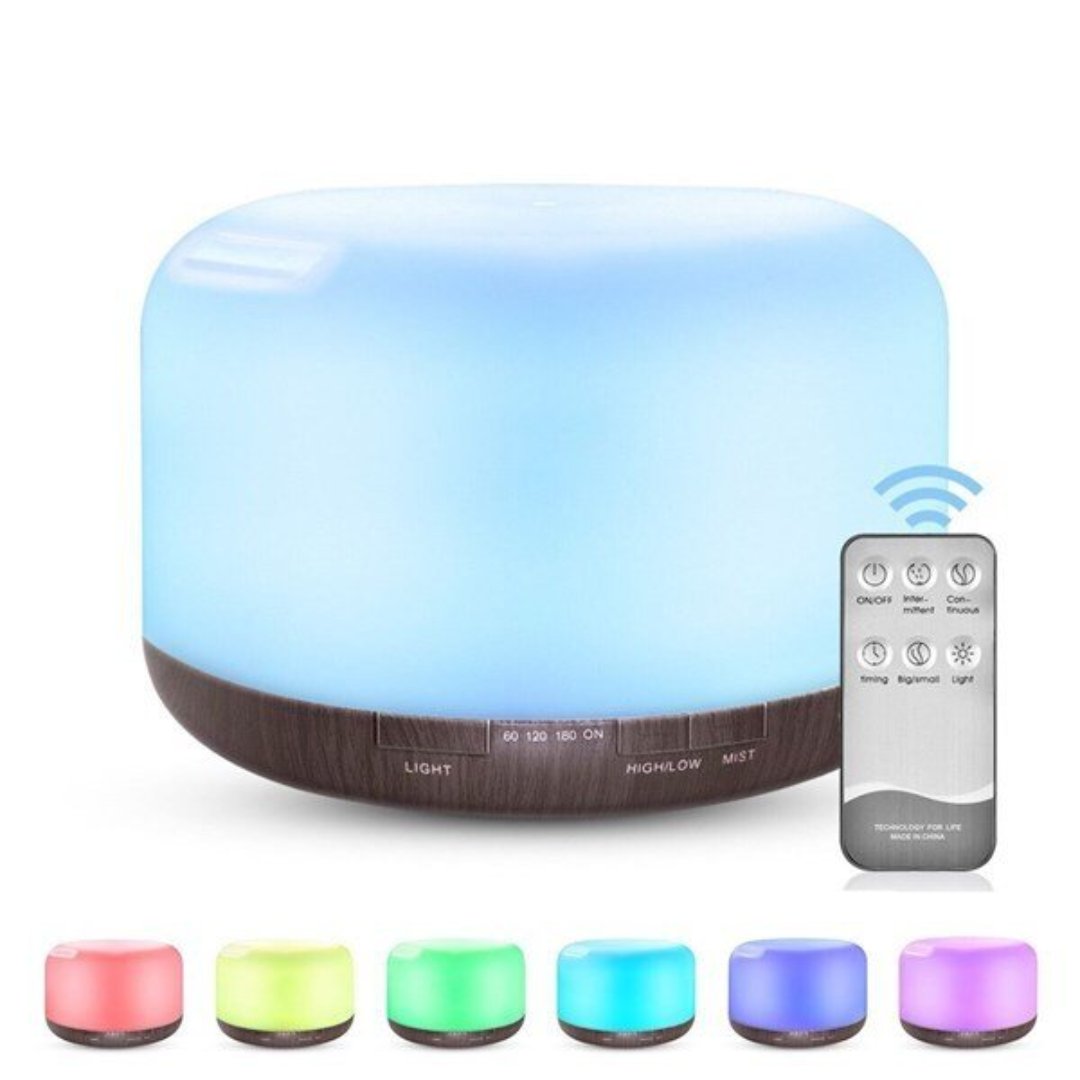 Humidificador Difusor de Aromas Led