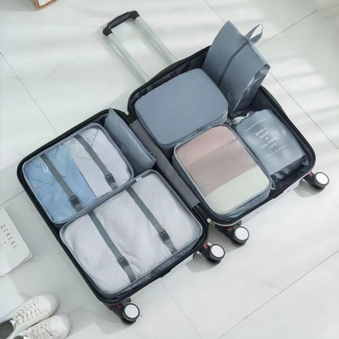 Kit Organizador de Equipaje de 9 Piezas
