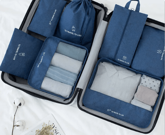 Kit Organizador De Ropa y Equipaje 7 Piezas Premium