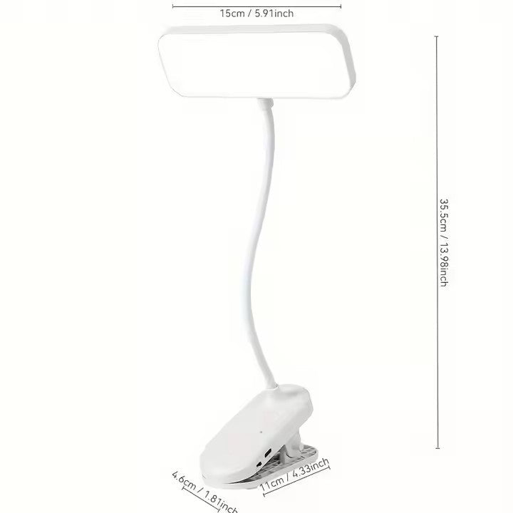 LÁMPARA LED DE ESCRITORIO CON CLIP