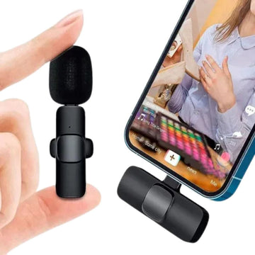 Micrófono Inalámbrico Clip-On 360°