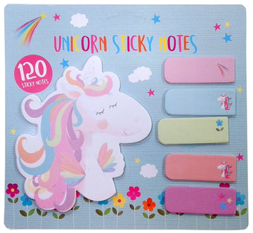 Set de Stickers y Notas de Unicornios