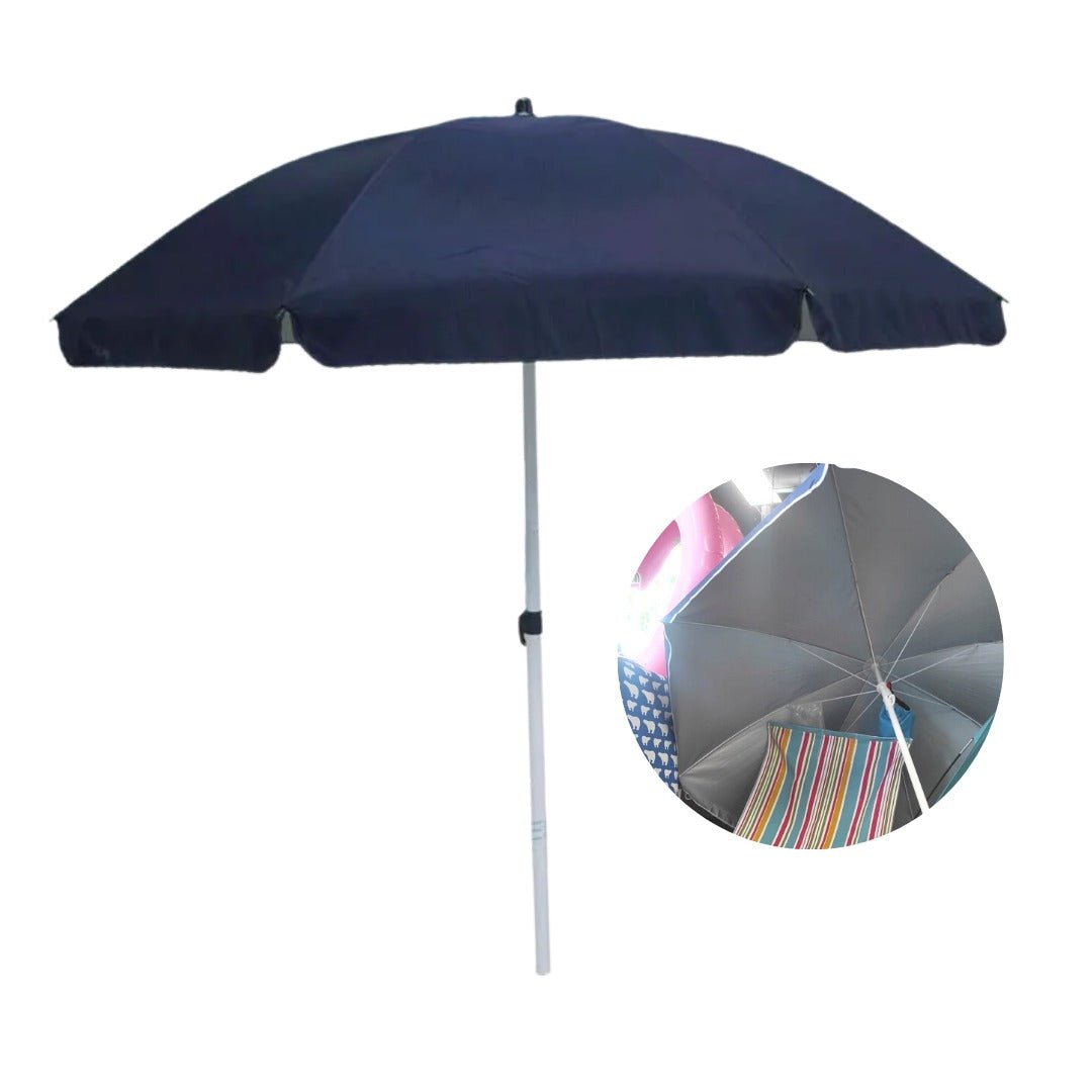 Sombrilla de 180 cm UV SPF30 de Diámetro para Playa o Camping