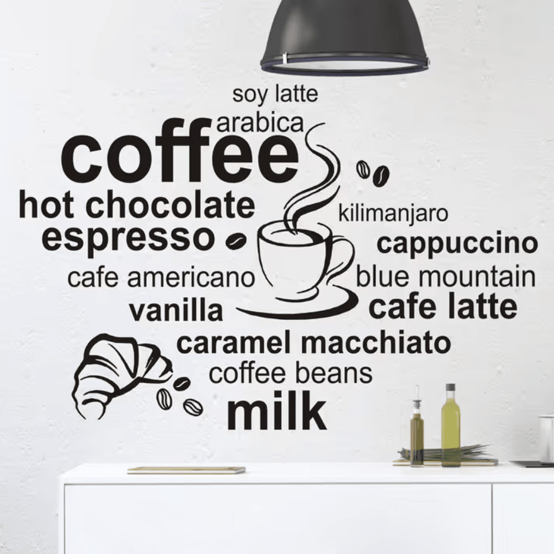 Vinilo Adhesivo Coffee