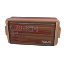 Tupper Lunch Box con cubiertos y divisiones
