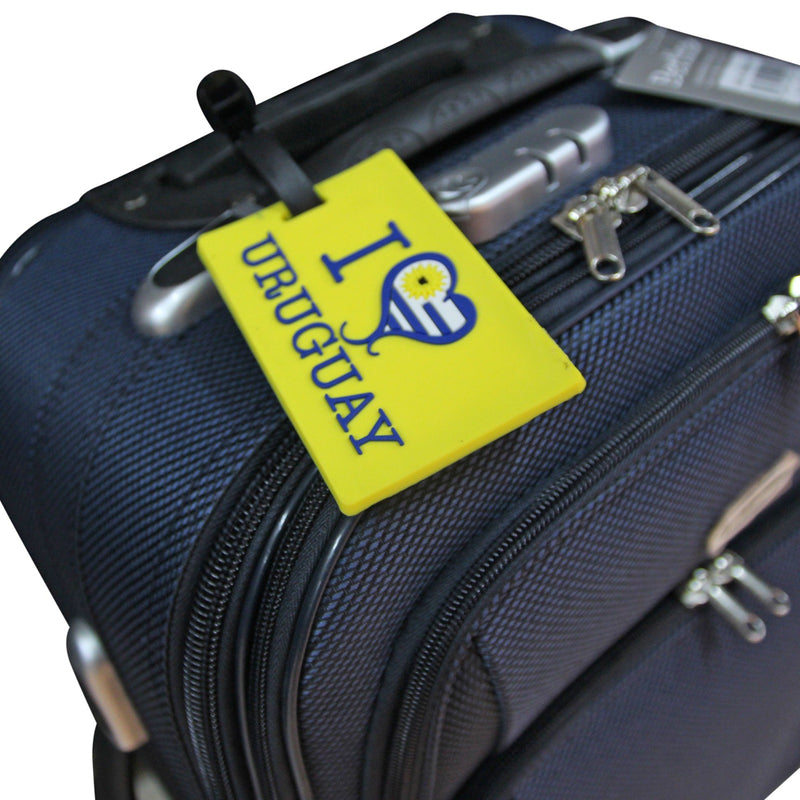 Identificador Tag de valija y equipaje de Uruguay